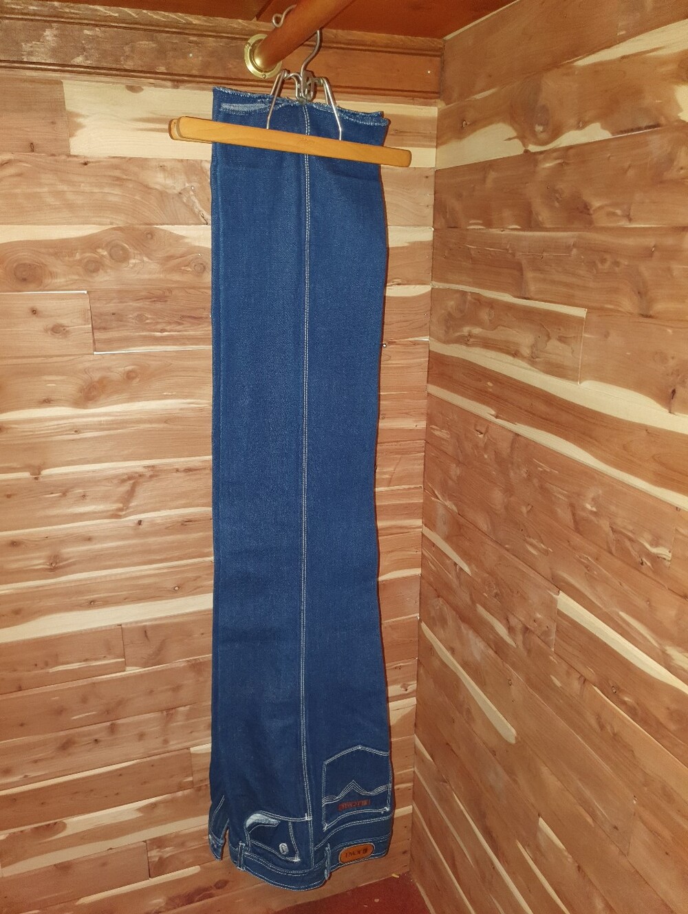 Jovall Dark Blue Straight-Leg Jeans